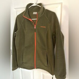 Columbia Forest Green Fleece Outerwear